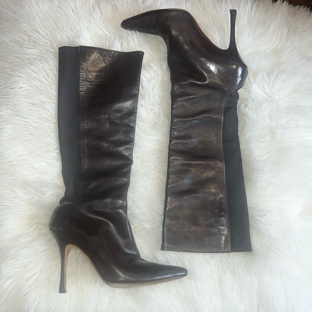 Manolo Blahnik Leather Boots